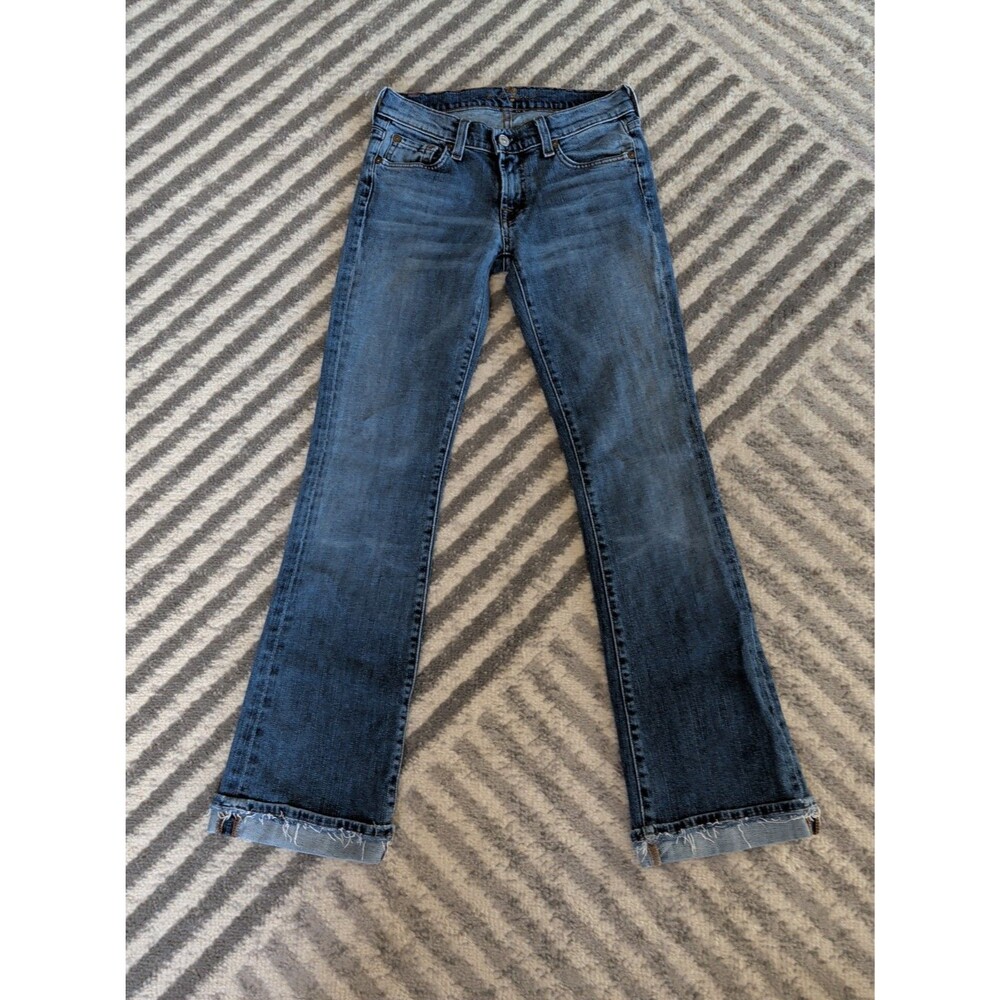 7 for All Mankind Vintage Y2K Low Rise Women's Bootcut Jeans Size 27